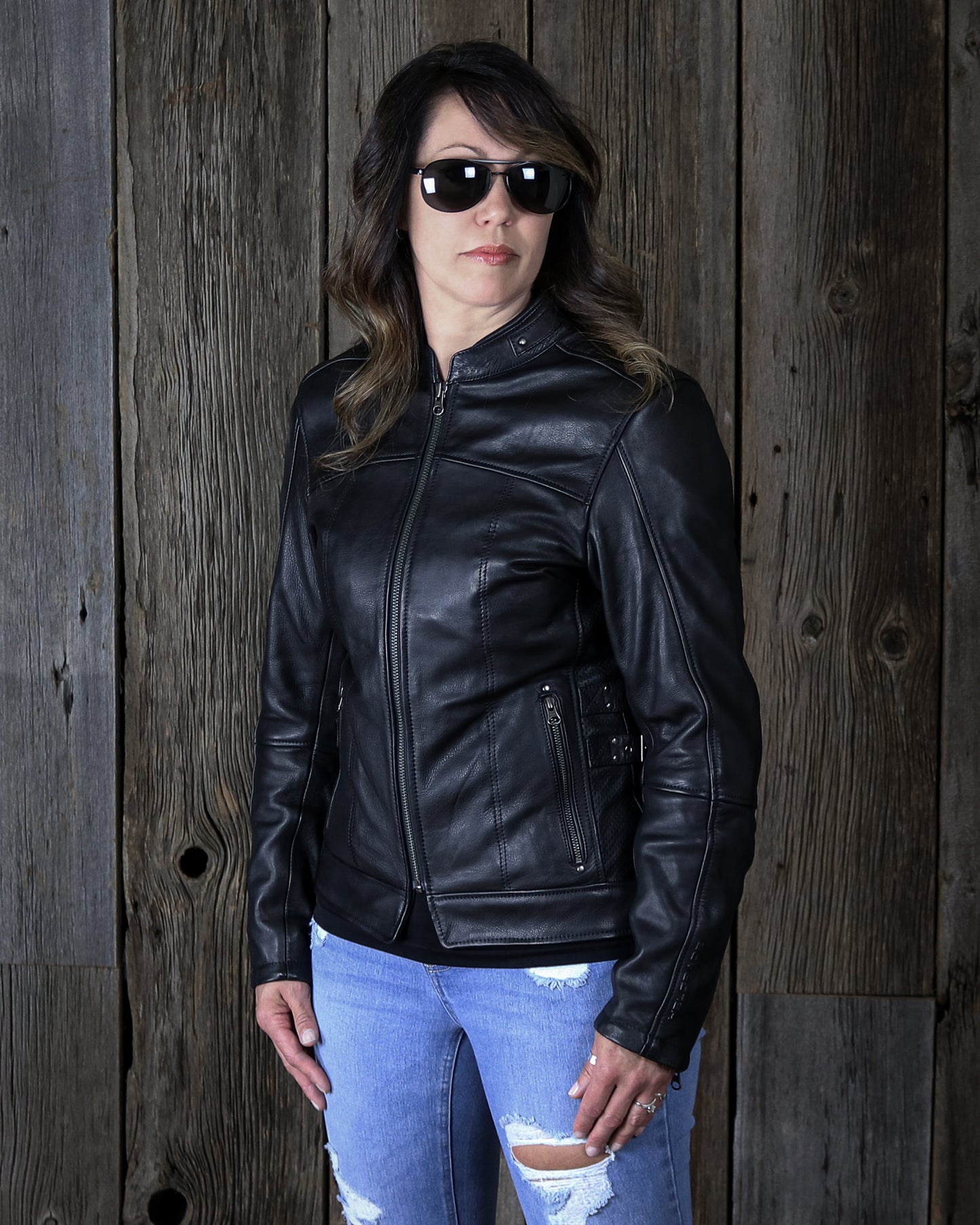 Bergen Leather Jacket - Black