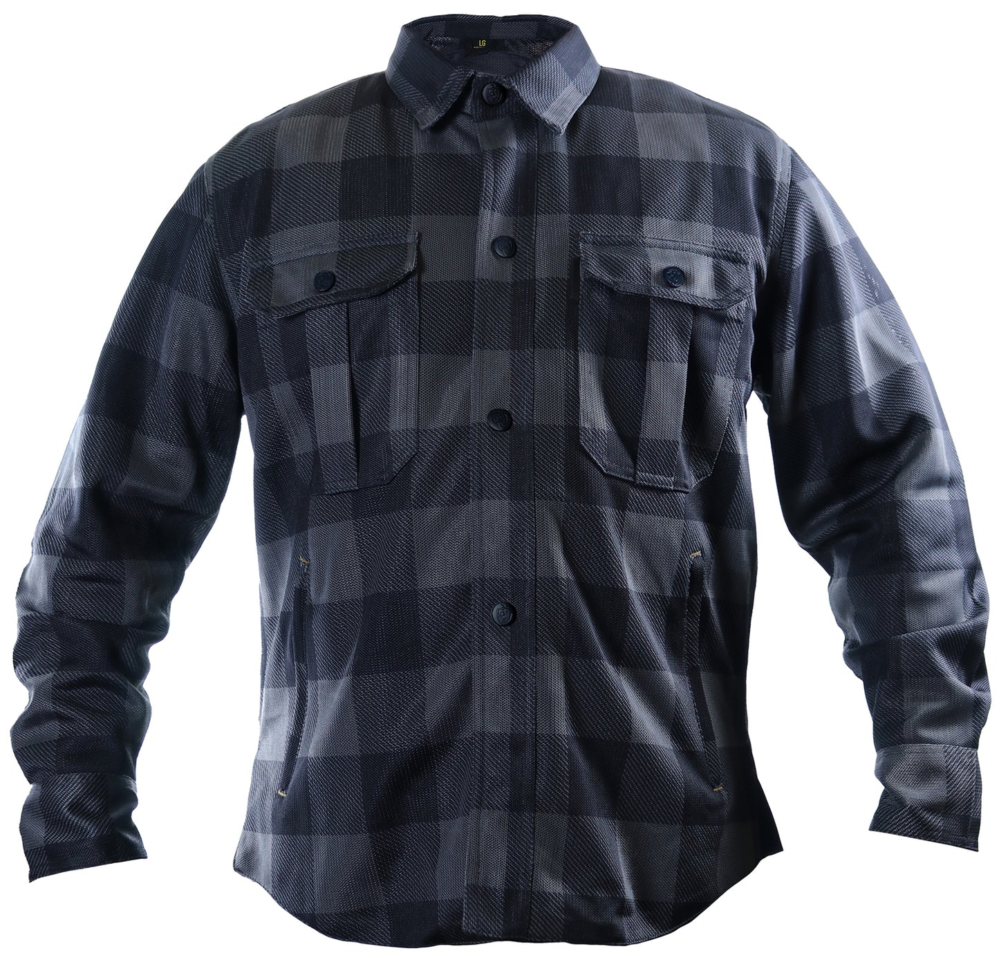 Cornell Mesh Moto Shirt - Black