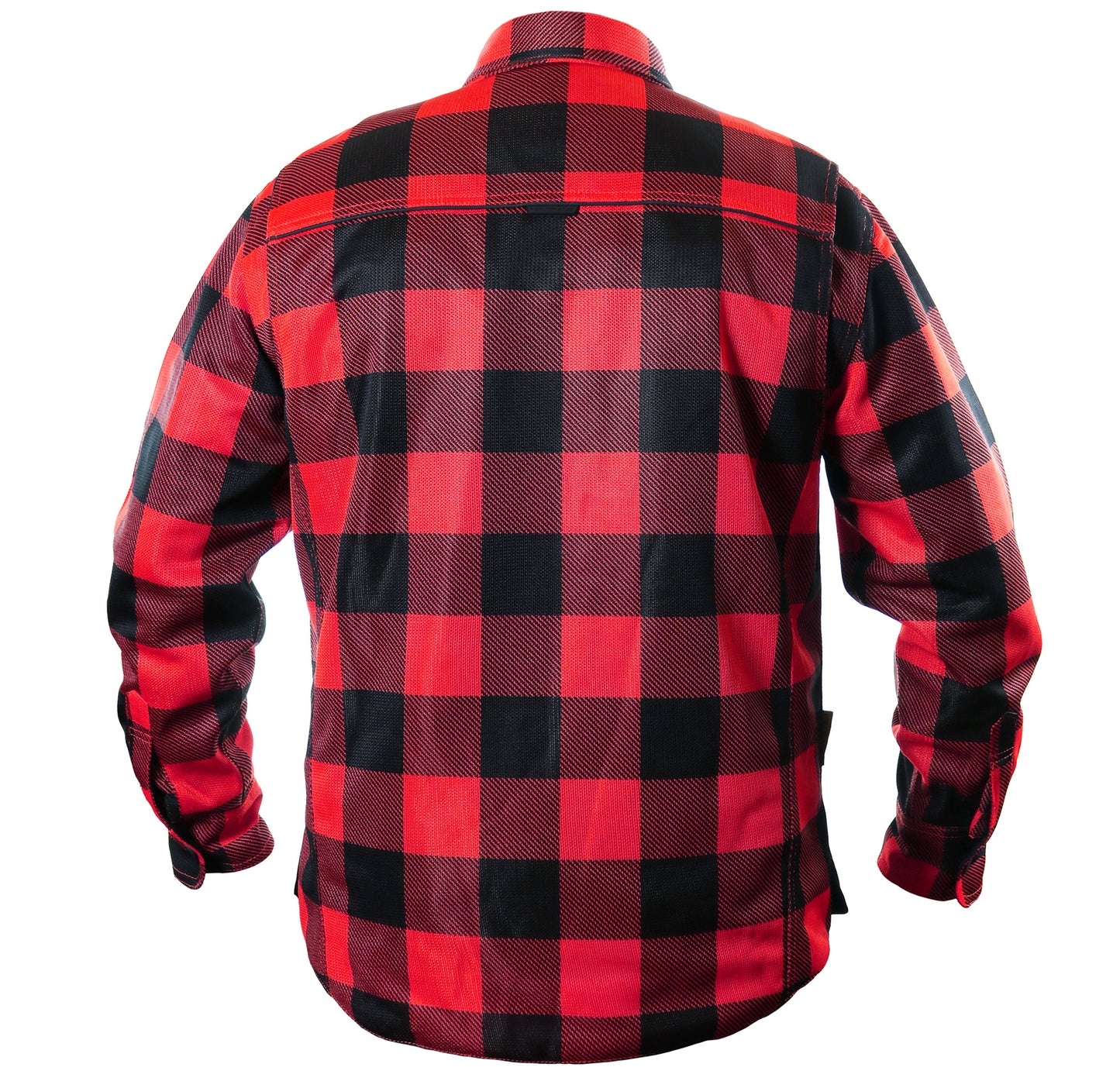 Cornell Mesh Moto Shirt - Red