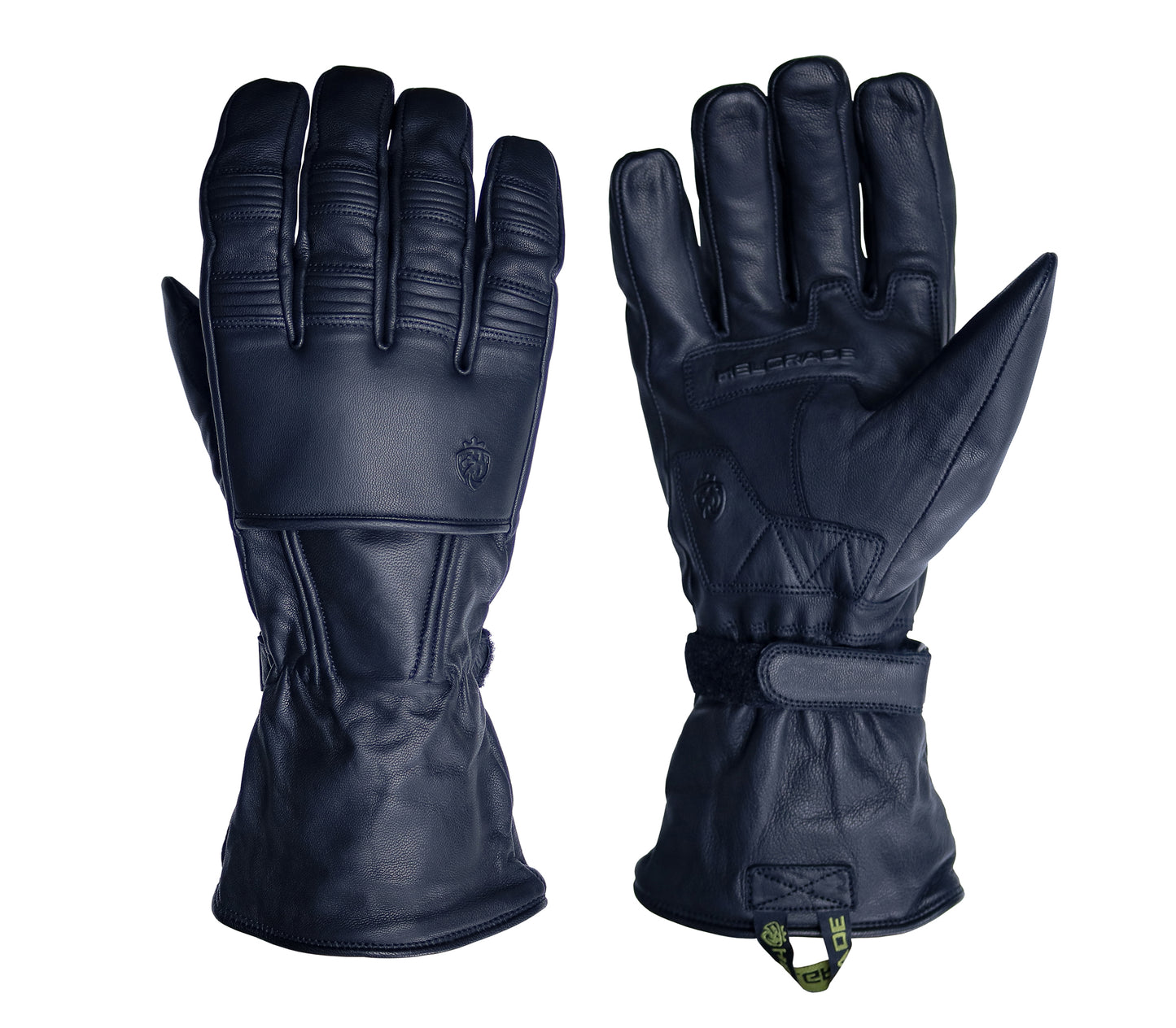 Hopper Water Resistant Leather Glove -  Black