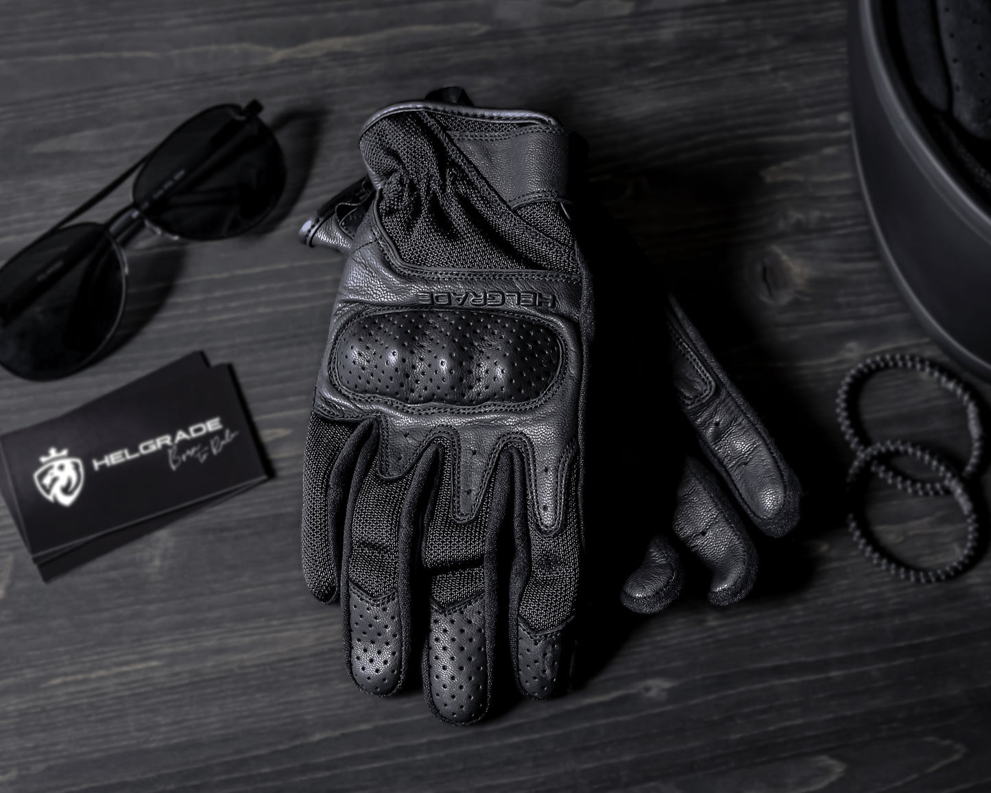 Wilde Leather and Mesh Glove