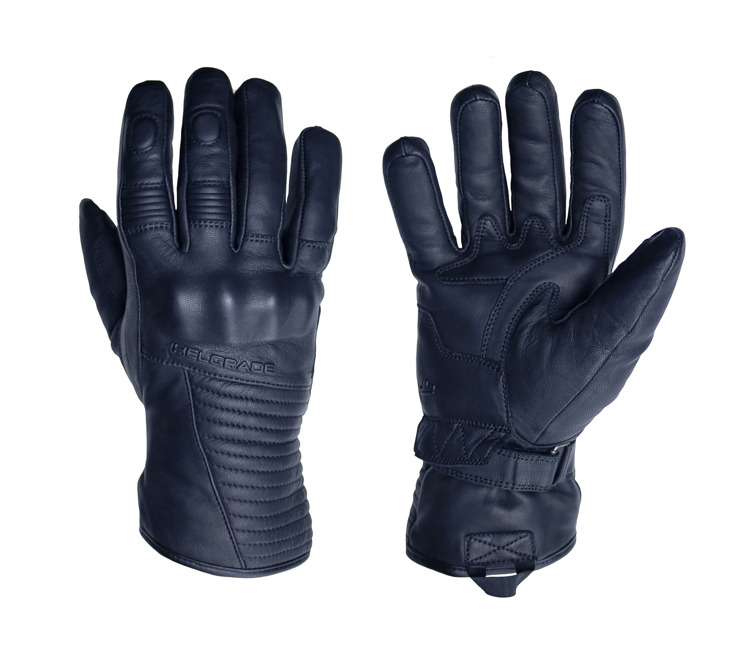 Loren Water Resistant Leather Glove - Black