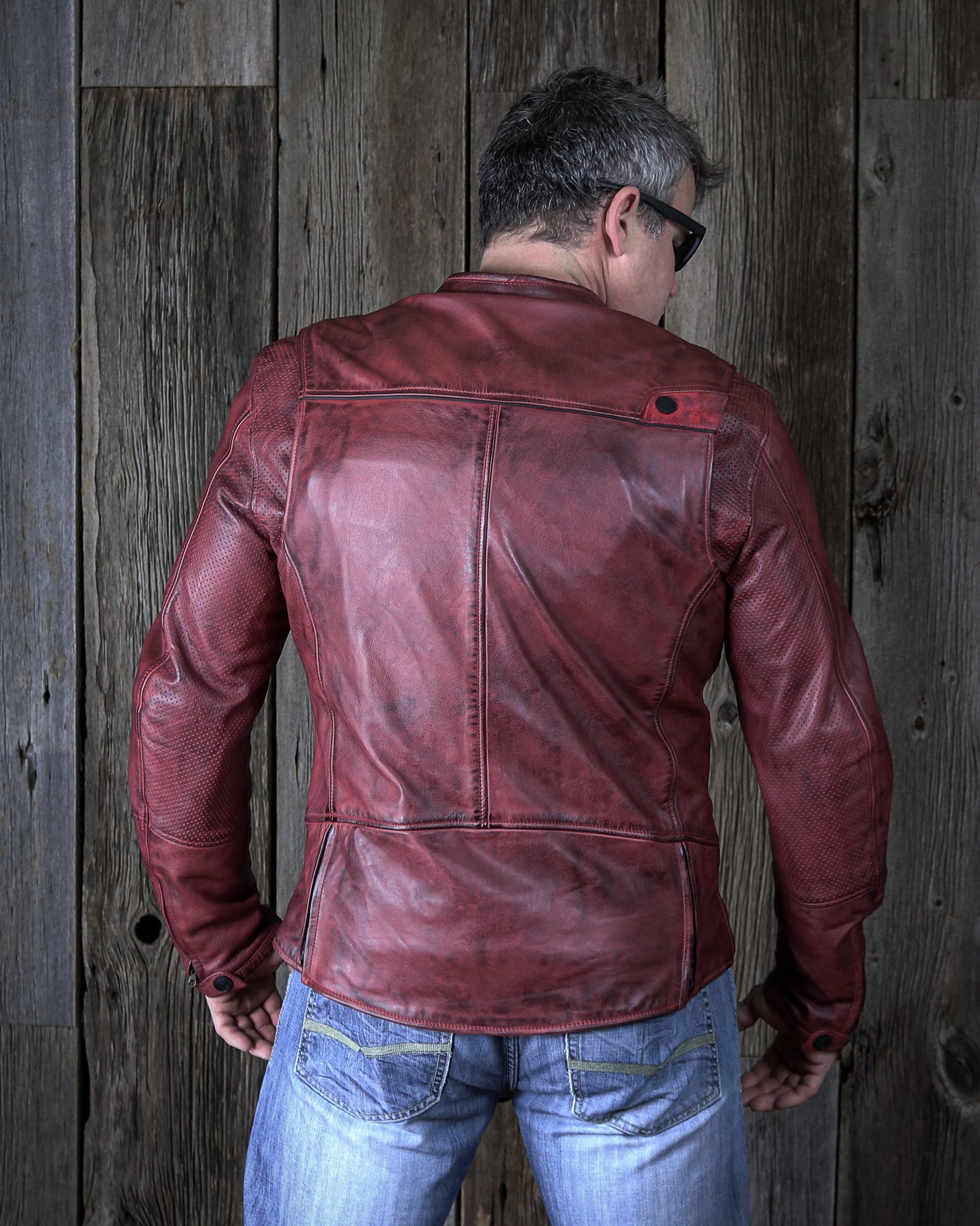 Madsen Leather Jacket - Oxblood