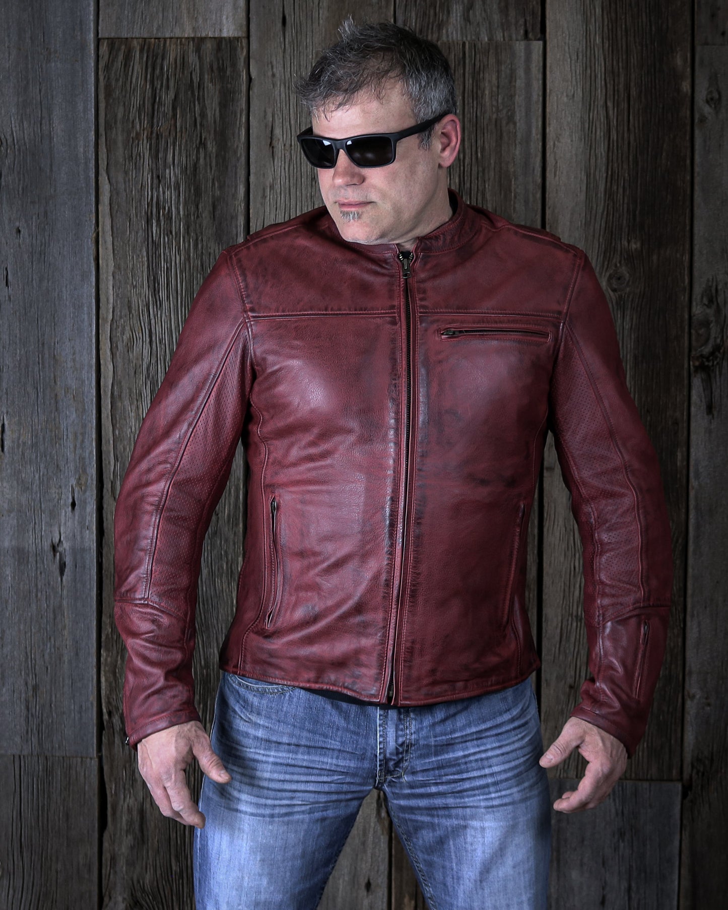 Madsen Leather Jacket - Oxblood