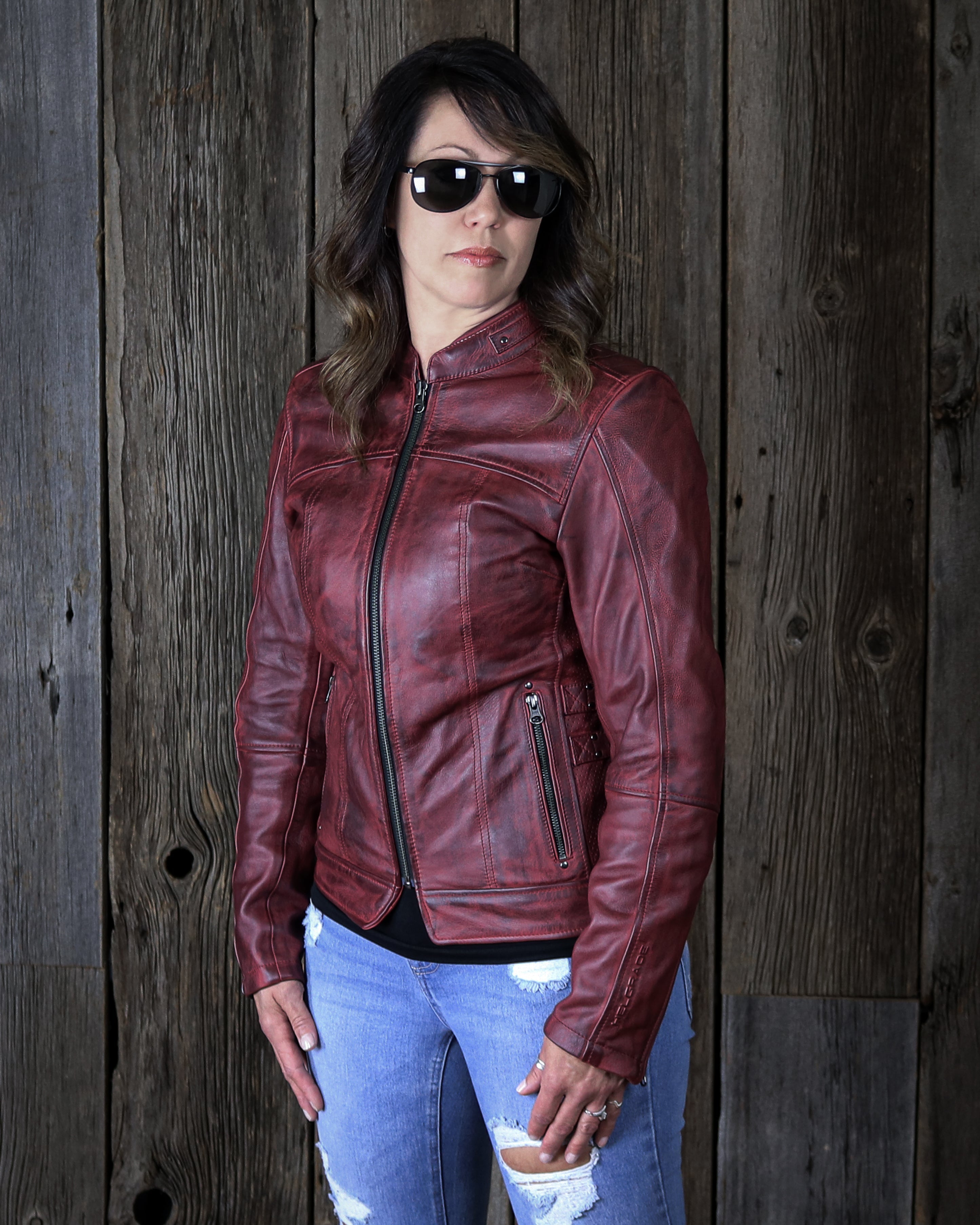 Bergen Leather Jacket - Oxblood – Helgrade