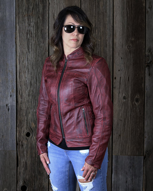 Bergen Leather Jacket - Oxblood