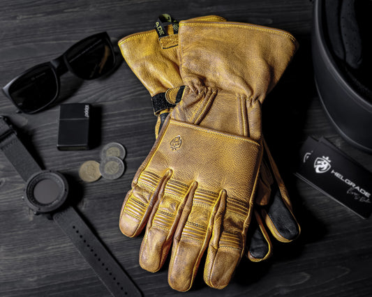 Hopper Water Resistant Leather Glove -  Tan