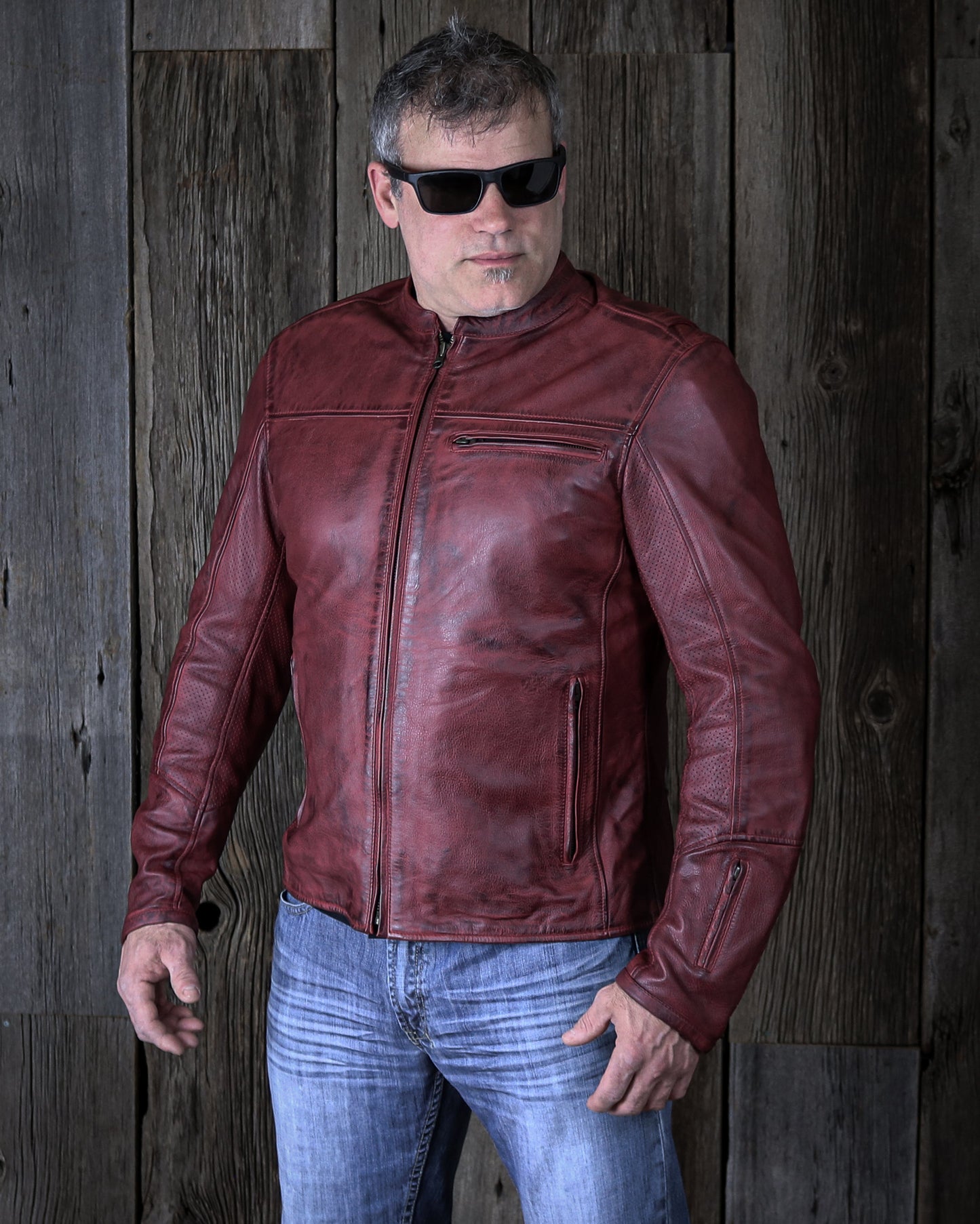 Madsen Leather Jacket - Oxblood