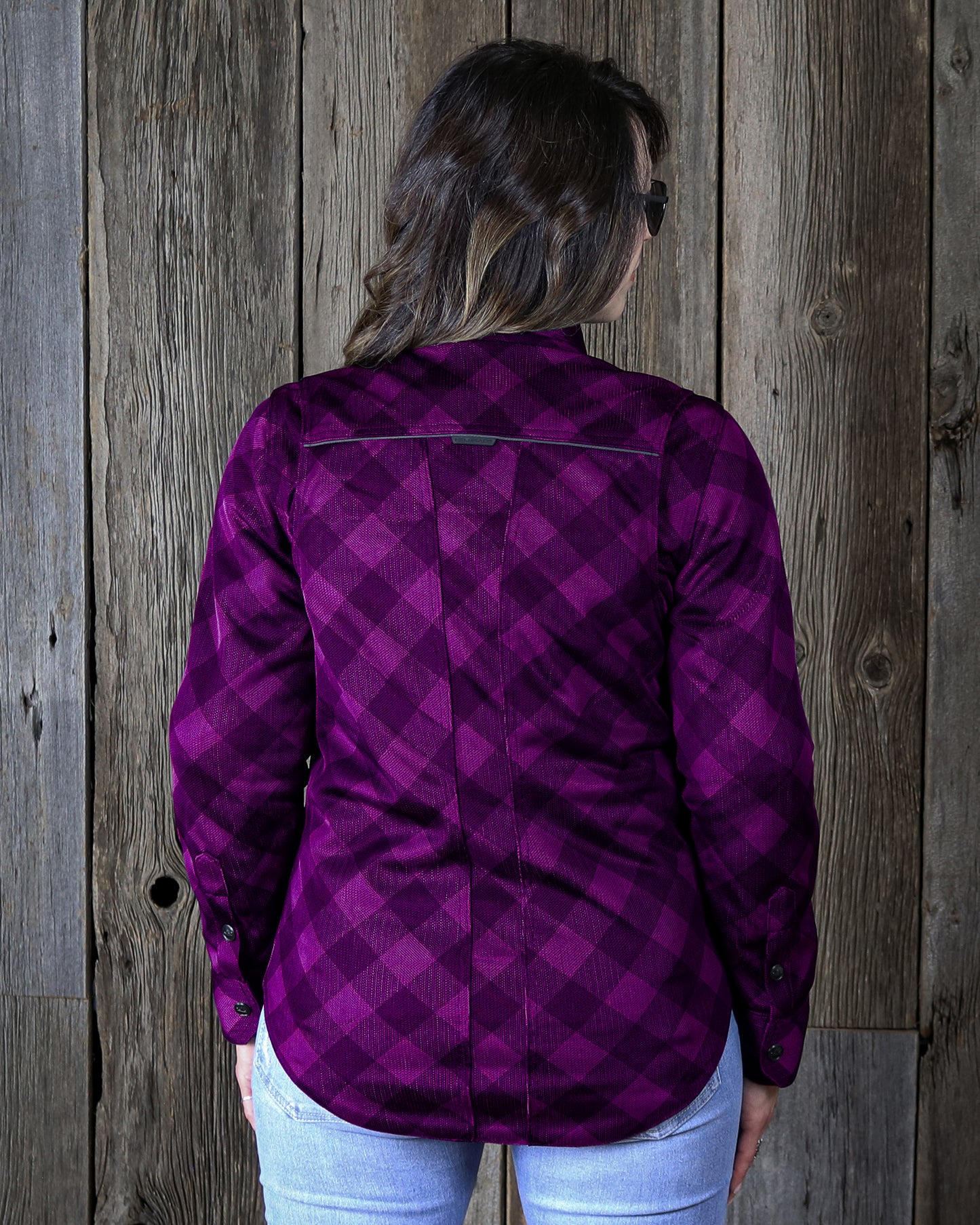 Ryder Mesh Moto Shirt - Purple