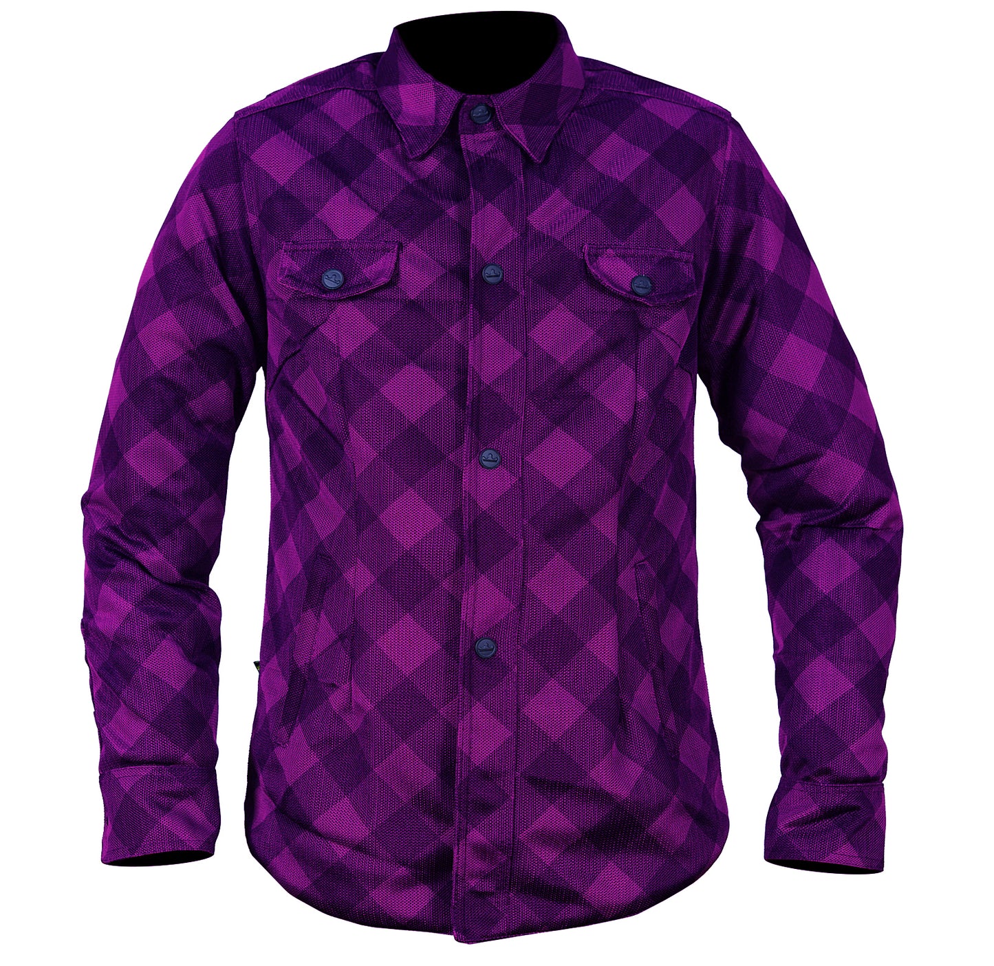 Ryder Mesh Moto Shirt - Purple