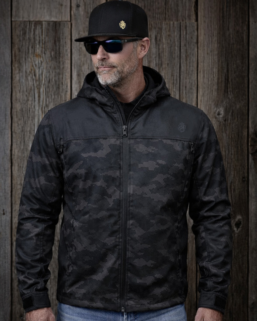 Teller Reflective Moto Hoodie Jacket