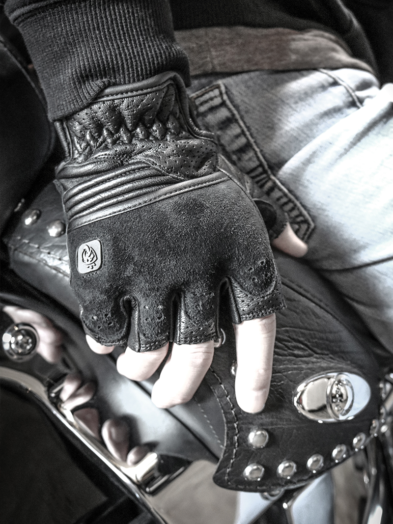 Harley davidson 2025 mens fingerless gloves